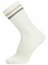 Комплект высоких носков (3 пары) oodji для Мужчина (белый), 7B232001T3/47469/15
