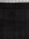 Юбка-трапеция из искусственной замши oodji для Женщины (черный), 18H02004/47301/2900N