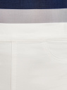 Джинсы-легинсы на эластичном поясе oodji для женщины (белый), 12104043-7B/46261/1200N