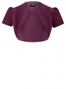 Жакет-болеро из атласной ткани oodji для Женщины (фиолетовый), 22A00003-2/24393/8800N