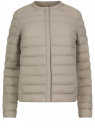 Куртка стеганая с круглым вырезом oodji для Женщины (серый), 10204040B/33445/2301N