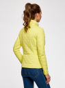 Куртка стеганая с воротником-стойкой oodji для Женщины (желтый), 10204051/33744/5000N