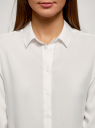 Блузка базовая из вискозы oodji для женщины (белый), 11411136B/26346/1200N