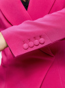 Жакет приталенный с асимметричной застежкой oodji для Женщины (розовый), 21200272/42314/4700N