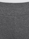 Легинсы базовые трикотажные oodji для женщины (серый), 18700046-2B/47618/2509M
