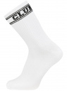 Комплект высоких носков (3 пары) oodji для мужчины (белый), 7B232001T3/47469/13