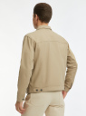 Куртка джинсовая на пуговицах oodji для Мужчина (бежевый), 6L300011M/35771/3300W