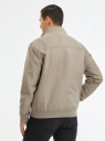 Куртка-бомбер из искусственной замши oodji для мужчины (бежевый), 1L511084M/50502N/3302N