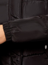 Куртка утепленная с капюшоном и карманами oodji для Женщины (черный), 10203053/43802/2900N