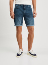 Шорты джинсовые с отворотами oodji для Мужчины (синий), 6B220013M-11/46785/7500W
