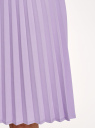 Юбка миди плиссированная oodji для женщины (фиолетовый), 21606020-2B/18600/8000N