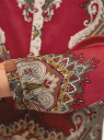 Блузка из струящейся ткани с принтом oodji для Женщины (красный), 21411144-3/35542/4939E