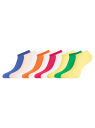Комплект укороченных носков (10 пар) oodji для женщины (разноцветный), 57102433T10/47469/38