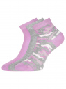 Комплект из трех пар укороченных носков oodji для женщины (разноцветный), 57102418T3/47469/28
