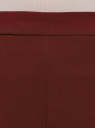 Брюки облегающие на эластичном поясе oodji для женщины (красный), 11706196B/42250/4901N