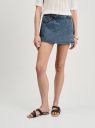 Юбка-шорты джинсовые oodji для Женщины (синий), 22807017/50815/7500W