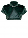 Жакет-болеро из искусственного меха с застежкой oodji для Женщины (зеленый), 11J00001/45031/6900N