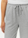 Брюки спортивные из хлопка oodji для Женщины (серый) Брюки спортивные из хлопка oodji для Женщины (серый), 16701086-3/47648N/2000M