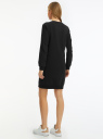 Платье в спортивном стиле базовое oodji для Женщины (черный), 14001199B/46919/2900N
