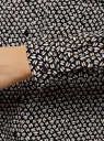 Блузка базовая из вискозы с нагрудными карманами oodji для Женщина (черный), 11411127B/26346/2933G
