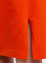 Платье-майка трикотажное oodji для Женщины (оранжевый), 14015007-2B/47420/5502N