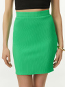 Юбка трикотажная базовая oodji для Женщины (зеленый) Юбка трикотажная базовая oodji для Женщины (зеленый), 14101001-3B/45262/6A00N