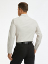 Рубашка классическая из фактурной ткани oodji для Мужчины (бежевый), 3B110017M-6/50615N/2000N