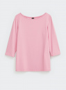 Футболка базовая с рукавом 3/4 oodji для Женщины (розовый) Футболка базовая с рукавом 3/4 oodji для Женщины (розовый), 24211001-5B/45297/4100N