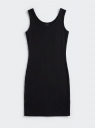 Платье-майка из хлопка oodji для Женщины (черный), 24015004/52424/2900N