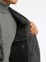 Пиджак прямой фактурный oodji для Мужчина (черный), 2L440157M/50978/2912C
