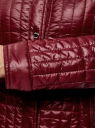 Куртка приталенная с воротником-стойкой oodji для Женщина (красный), 20204053/33445/4900N