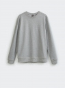 Свитшот хлопковый с длинным рукавом oodji для Мужчины (серый), 5B113002M-1/46738N/2000M