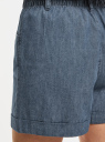 Шорты джинсовые свободного кроя oodji для Женщины (синий), 12807107/51288/7500W