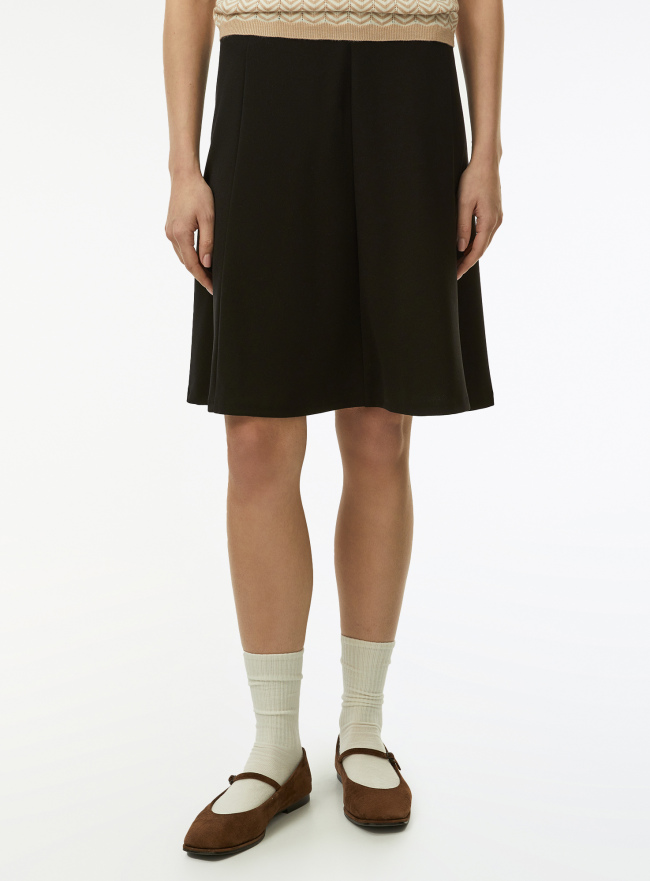 Юбка мини трикотажная oodji для Женщины (черный), 14102034-1/49735/2900N