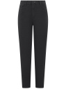 Джинсы mom fit с завышенной посадкой oodji для Женщины (черный), 12105110-7/50010/2900W