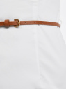 Платье приталенное без рукавов oodji для Женщины (белый), 12C00002B/14522/1000N