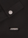 Блузка из шифона с длинным рукавом oodji для женщины (черный), 11411078/32823/2900N