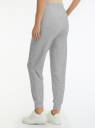 Брюки трикотажные на завязках oodji для Женщины (серый), 16701106/51536/2300M