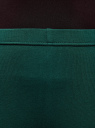 Бриджи трикотажные базовые oodji для женщины (зеленый), 18700055B/46159/6E00N