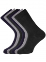 Комплект высоких носков (6 пар) oodji для мужчины (разноцветный), 7B263001T6/47469/1908N