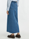 Юбка макси джинсовая с разрезом oodji для Женщины (синий) Юбка макси джинсовая с разрезом oodji для Женщины (синий), 11510020/51654/7500W