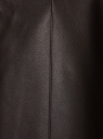 Легинсы из искусственной кожи на молнии oodji для Женщины (коричневый), 18G07096-2/45085/3700N