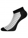 Комплект носков с двойной резинкой (3 пары) oodji для женщины (разноцветный), 57102703T3/47469/6