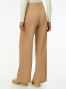 Брюки широкие с высокой талией oodji для Женщины (бежевый) Брюки широкие с высокой талией oodji для Женщины (бежевый), 18600061-2/50238/3302N