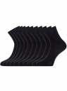 Комплект носков (10 пар) oodji для Женщина (черный), 57102466T10/47469/2900N