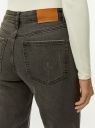 Джинсы слим с высокой посадкой oodji для Женщины (серый) Джинсы слим с высокой посадкой oodji для Женщины (серый), 12103179-3/51602/2500W