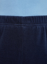 Брюки флисовые на эластичном поясе oodji для женщины (синий), 59807041/47306/7900N