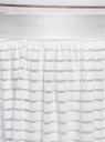 Юбка плиссированная на эластичном поясе oodji для Женщины (белый), 14102018/33520/1000N