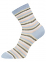 Комплект носков (3 пары) oodji для женщины (синий), 57102466T3/47469/97
