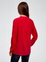 Блузка принтованная из вискозы oodji для Женщины (красный), 11411049-1/24681/4500N